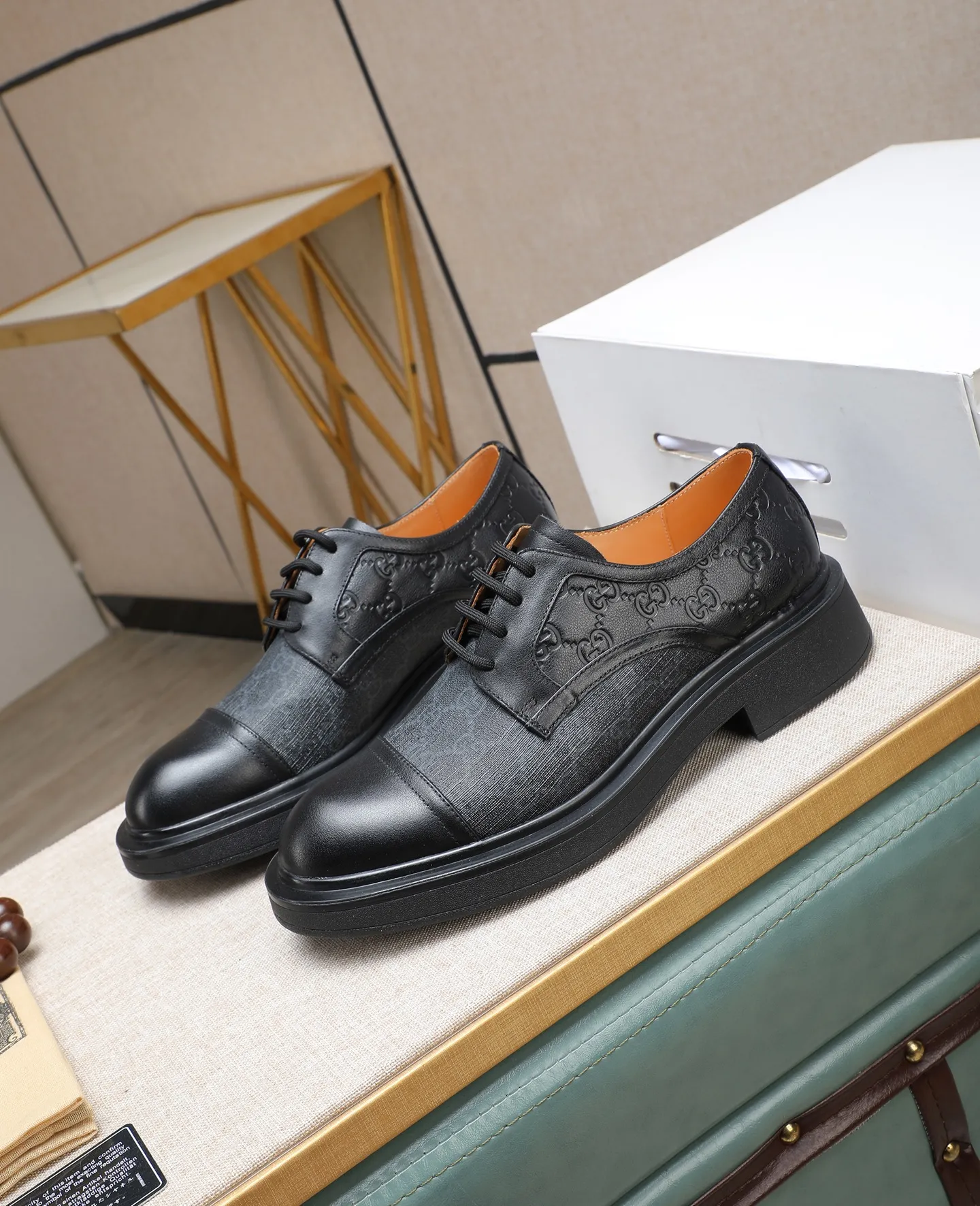 Men's shoes 💰520 📛📛Original (water-dyed cow lining) GUCCI official website formal shoes🌀 Italian 🇮🇹Imported cowhide➕Top imported water-dyed cowhide lining💋Finely handmade Original bottom, the real thing looks better when photographed in person Standard size 38-44
